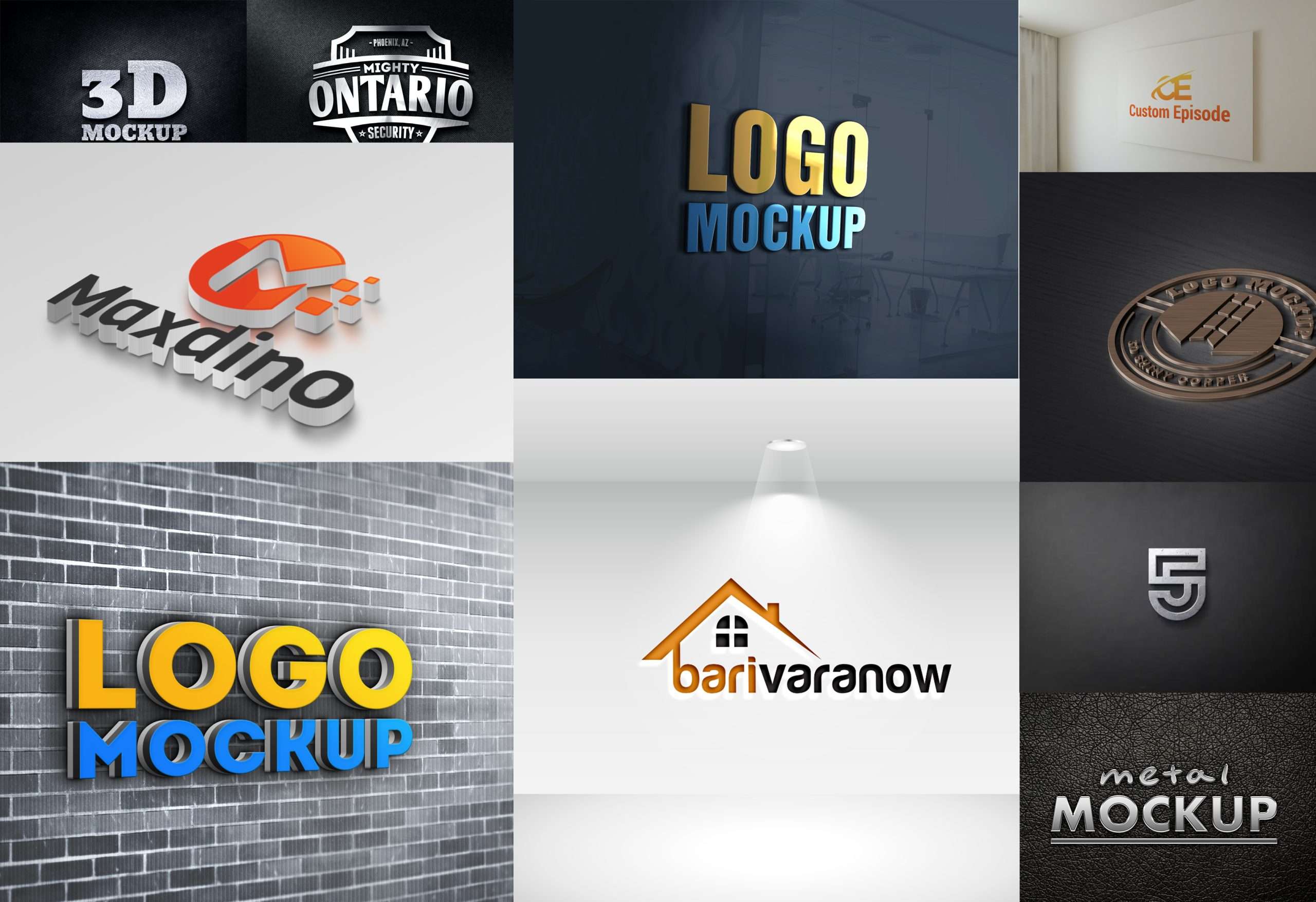 Best Logo Design Mockup Free