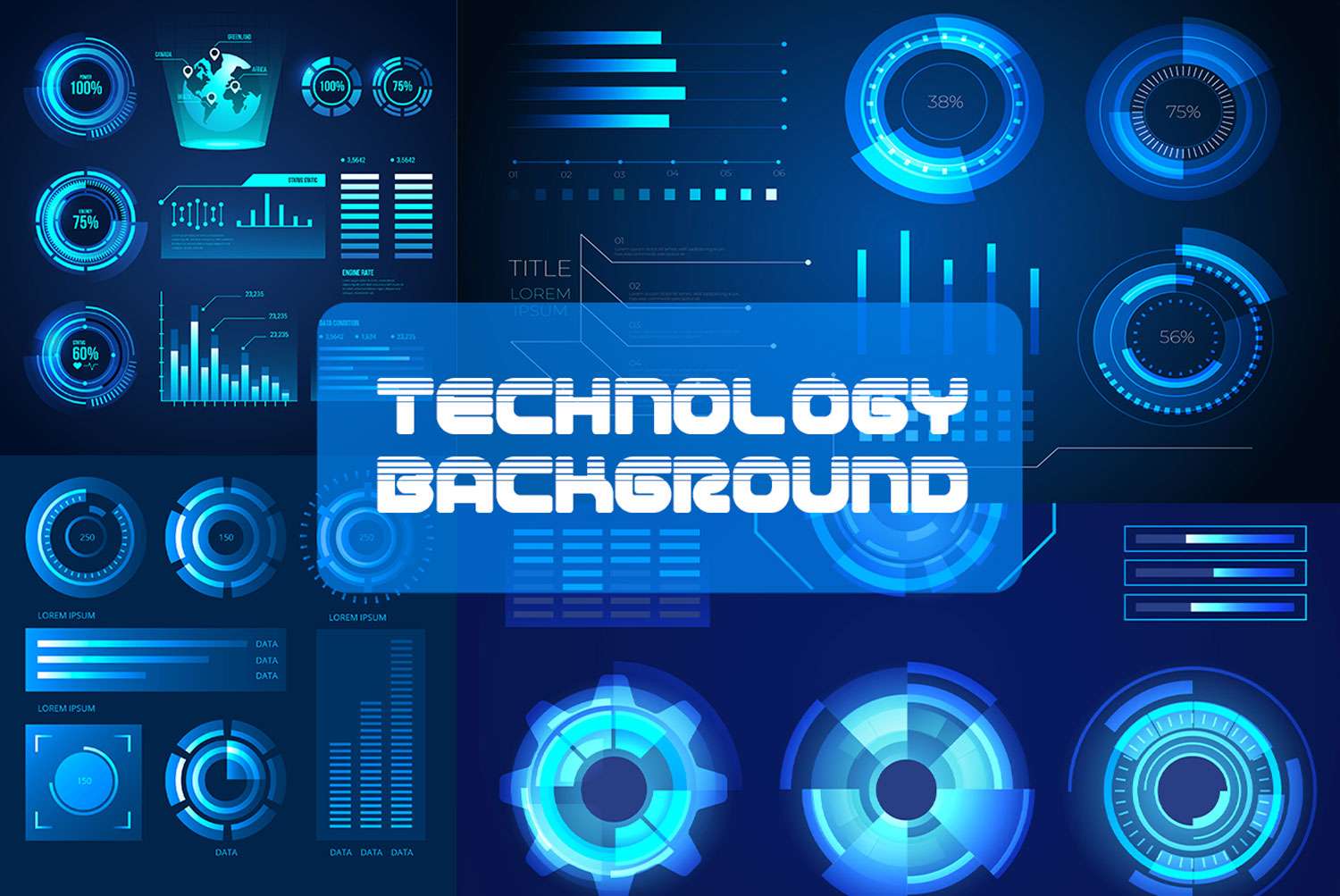 Technology Background Elements