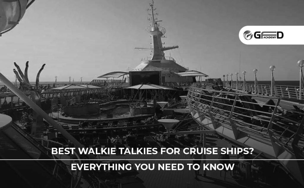 Is using a walkie talkie aboard a cruise ship legal
