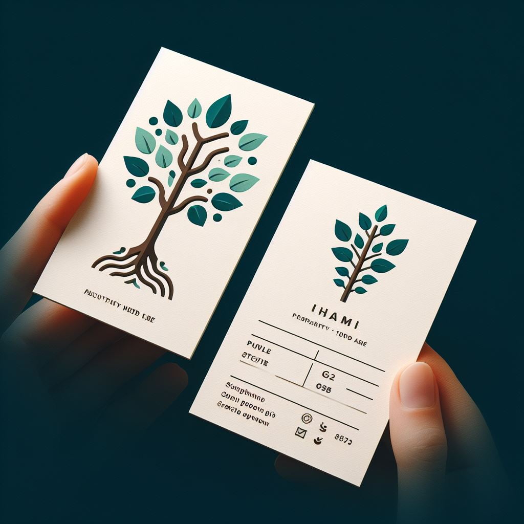 Plant Tree Business Card Design 1