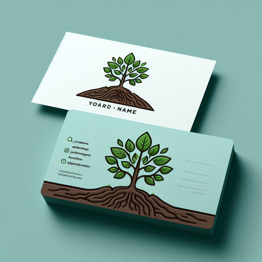 Plant Tree Business Card Design 2