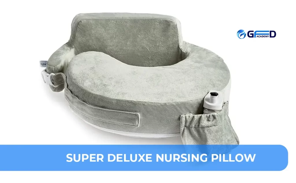Super Deluxe Nursing Pillow Enhanced Comfort Ergonomic Breastfeeding Pillow