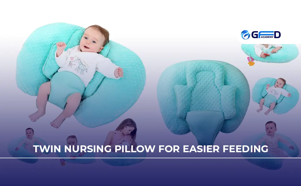 Twin Nursing Pillow for Easier Feeding