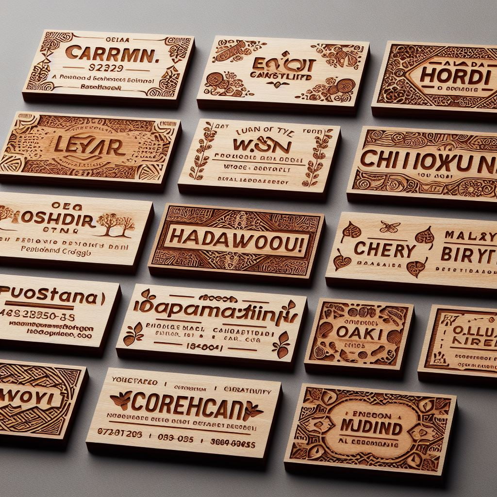 wooden business cards 2