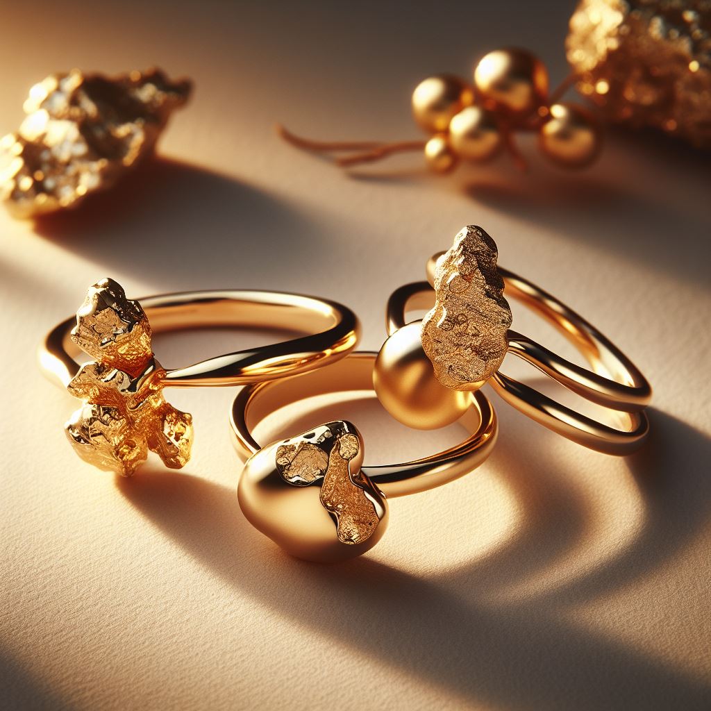 Gold Nugget Rings In Style